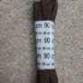 2 sets of flat brown shoelaces 90 cm Image 2