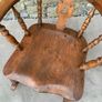 Victorian Elm Windsor Rocking Chair. Image 3