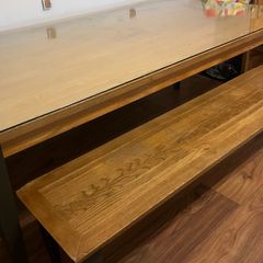 Kitchen table and bench