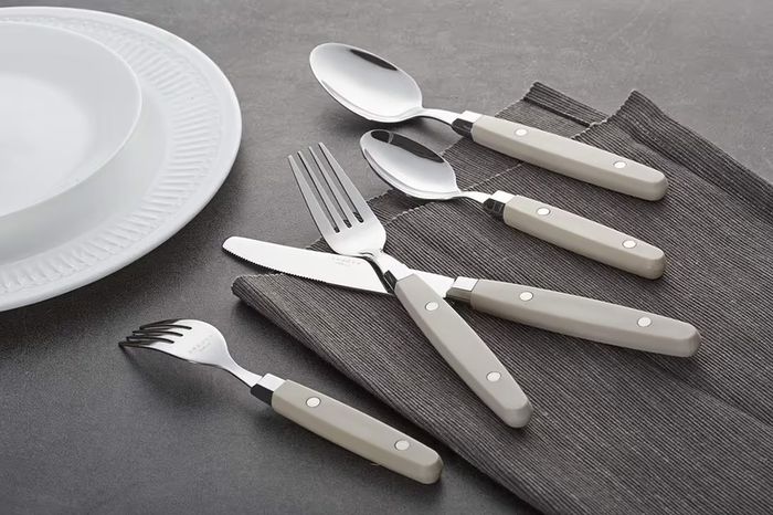 Brand New Stainless Steel Cutlery Set 20-piece Retro Rivet Colourful Finish