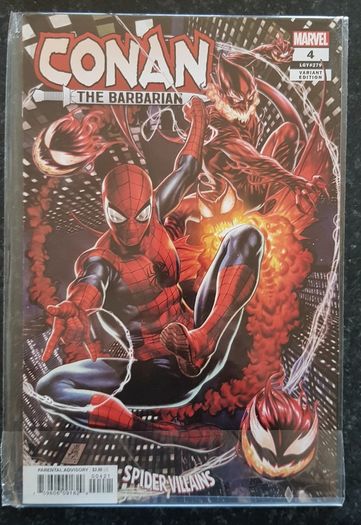 Conan The Barbarian #4b - Brooks Spidey Villains Variant Spiderman Comic