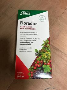 plant-based supplement Floradix Iron Elixir packed with vitamins & iron