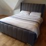 Double Bed Frame Optional Gaslift Ottoman Storage - Storage Bed- Upholstered Bed- Bed on Sale- Mattres Image 7