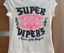 New SuperDry Embellished T Shirt Size 8 RRP 39.99