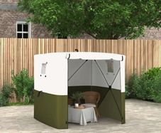 2 x 2m Pop-Up Gazebo, with Accessories Green