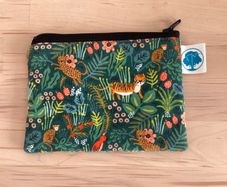 Safari Pattern Zip Pouch