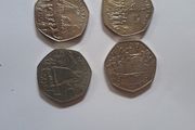 Rare isle of man  50p coins