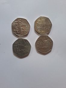Rare isle of man  50p coins