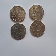 Rare isle of man  50p coins
