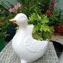 Large vintage ceramic duck planter Image 2