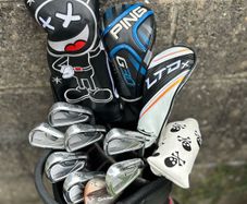 Full set of golf clubs