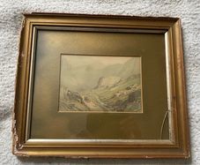 Picture Small Watercolour By F L Rowbotham