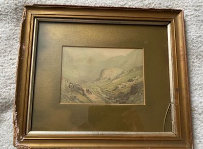Picture Small Watercolour By F L Rowbotham