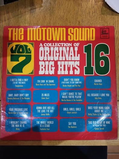 The Motown Sound Volume 7 Collection Of 16 Original Big Hits Vinyl LP