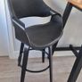 Bar stools dark grey Image 5