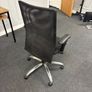 Black Office Meshback Chair Image 2