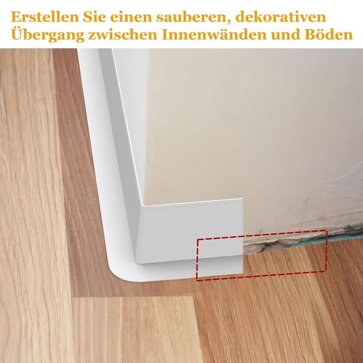 Brand New Flexible Self-Adhesive Skirting Board 15m