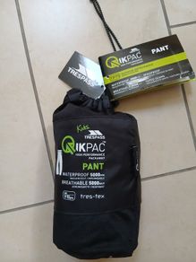 Tresspass kids waterproof trousers 9/10