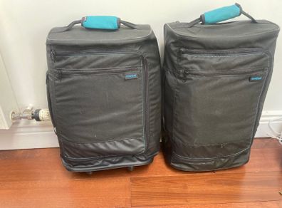 Suitcases - Two Decathlon 30L wheelie suitcases