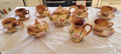 pottery tea set