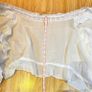 Vintage Style Lace Cotton Blouse Undergarment Picnic at Hanging Rock Edwardian L 40  12 Image 5