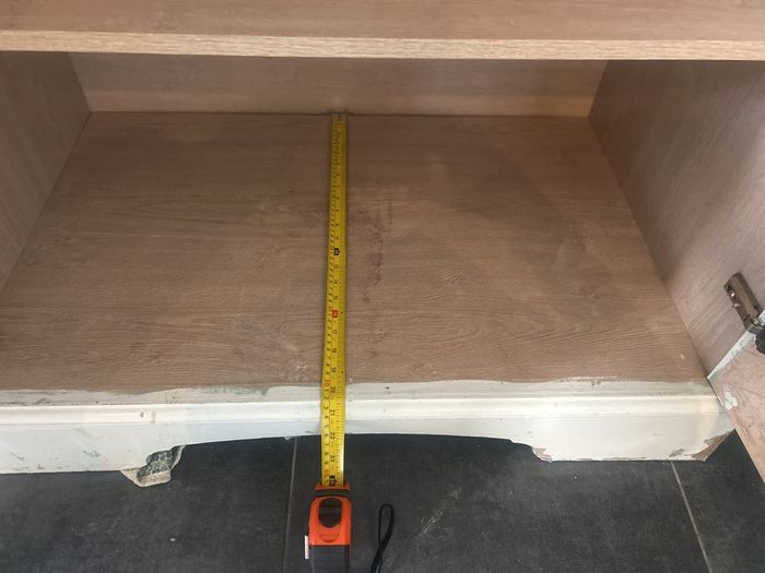 Wood kitchen cabinet