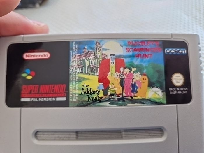The Addams Family Pugsley s Scavenger Hunt Snes Super Nintendo Arcade Retro Games Original
