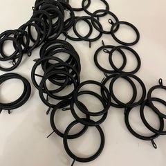 40 Large Metal Curtain Rings