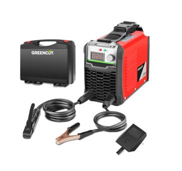 Greencut MMA-200 Inverter Arc Welder Kit, 200 A
