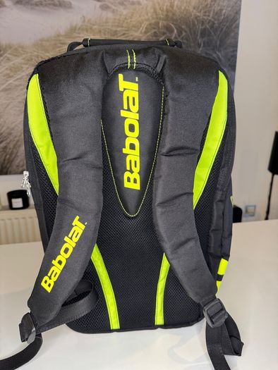 Babolat Pure Aero Tennis Backpack Black & Neon Yellow