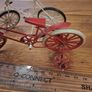 Vintage Decorative Metal Bicycle Ornaments Set of 2 Image 3
