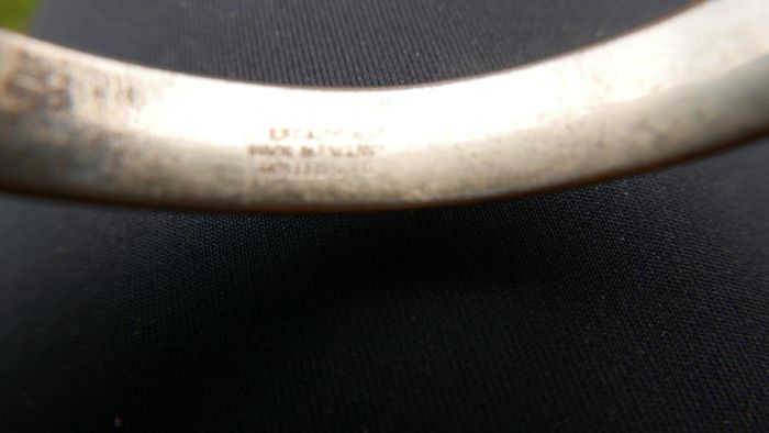 Vintage Excalibur 1/20 RG pre-loved buckle bangle , exclusive to Harrods, by Hatton Garden London. C30