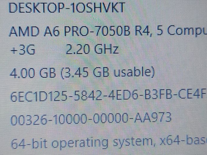 HP ProBook 455 G2, AMD A6 PRO-7050B R4, 5 Compute Cores 2C + 3G, 2.2GHz, 4 GB Ram, 1 Terrabyte HDD, windows 10, Microsoft Edge, Chrome and VLC