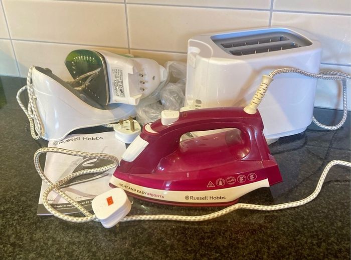 New Toaster plus 2 Irons