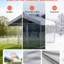 Large Outdoor Dog Kennel, 2 x 2 x 1.6 m Image 3