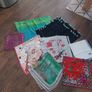 Lot of 8 square scarves Image 2