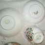 Rare Vintage Arklow Pottery "Indian Tree" (Green Trim) set Image 4