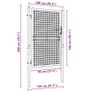 Mesh Garden Gate 100x150 cm Image 6