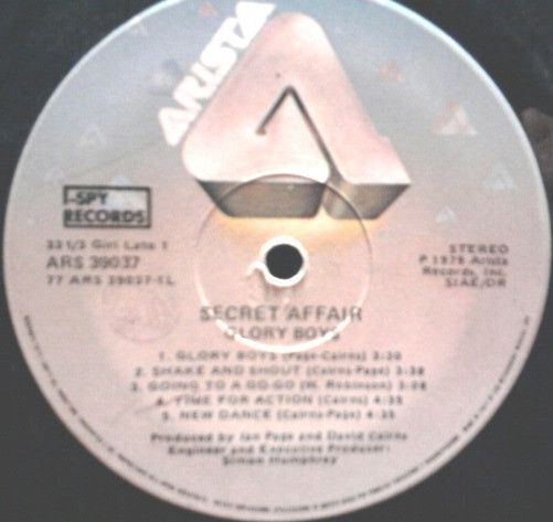 Secret Affair  Glory Boys