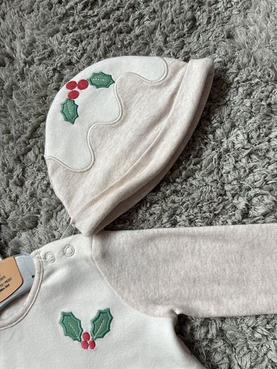 Fab Christmas baby grow, new with tags