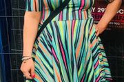 Colourful dress