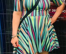 Colourful dress