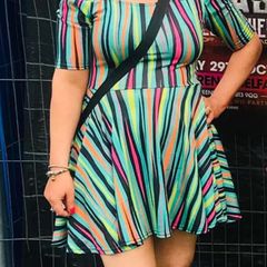 Colourful dress