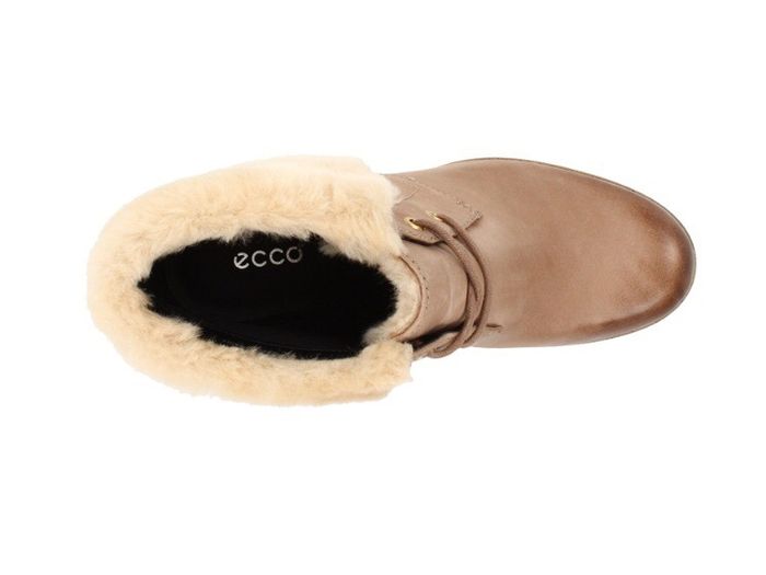ECCO Jaffna Fur Ankle Boots in Camel for Women size 38