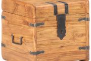 Chest 40x40x40 cm Solid Acacia Wood