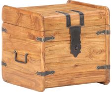 Chest 40x40x40 cm Solid Acacia Wood