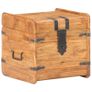 Chest 40x40x40 cm Solid Acacia Wood Image 3