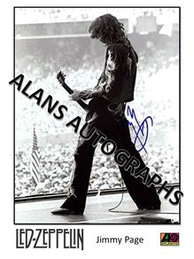 Led Zeppelin's Jimmy Page Autograph