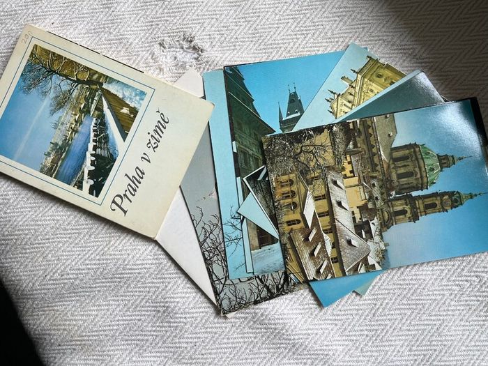 Vintage Czechia postcards x 12, Prague dated 1932, Bezdez & 10 of modern Prague