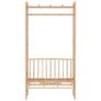 Garden Bench with Pergola 116 cm Bamboo Image 3